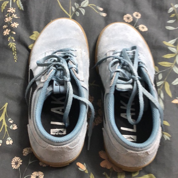 Lakai Limited Griffin Skate Shoes/Sneakers in Light Blue Suede and Brown - Picture 8 of 15